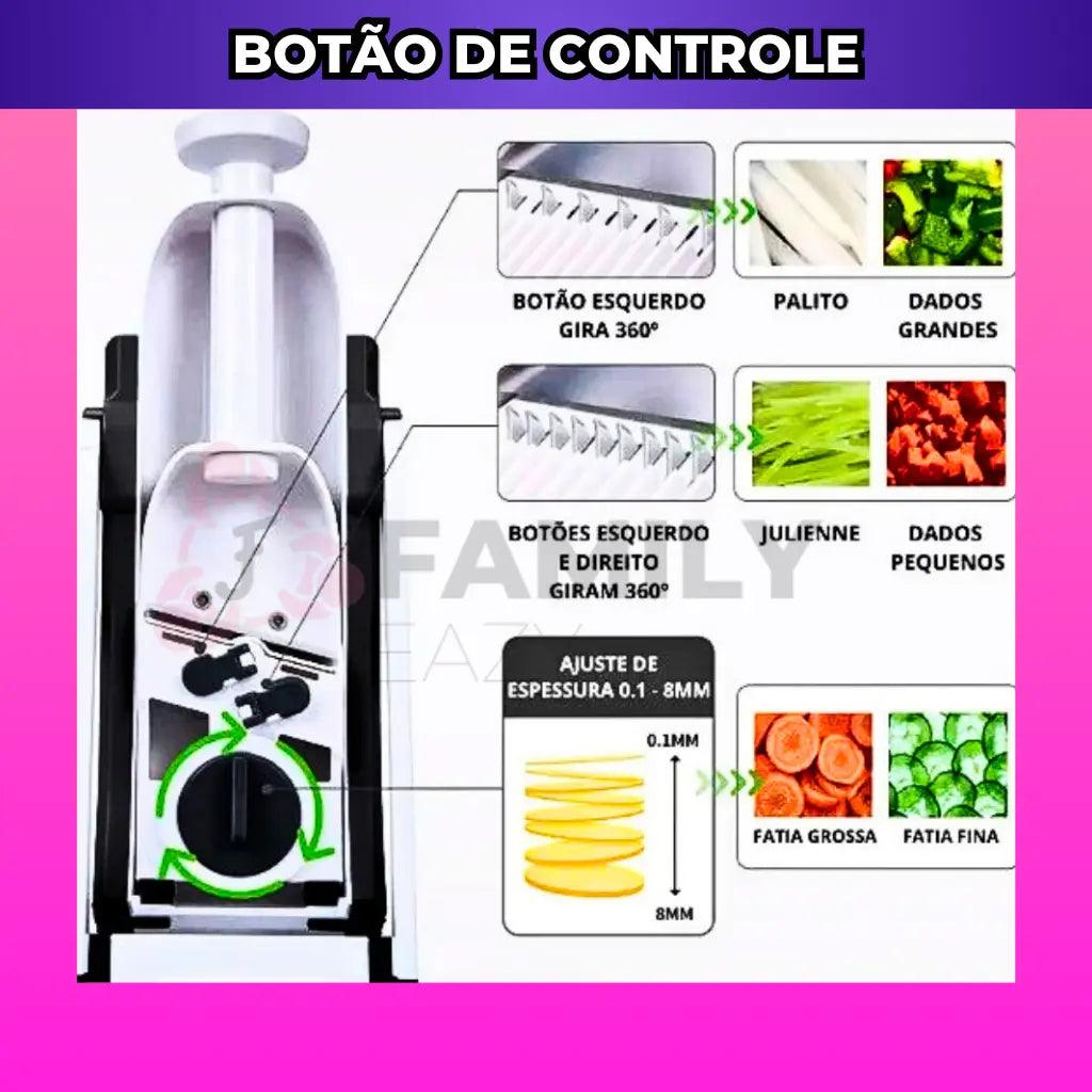 Fatiador Premium de Alimentos™ + Brindes