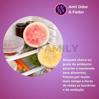 Kit Tampas De Silicone Universal