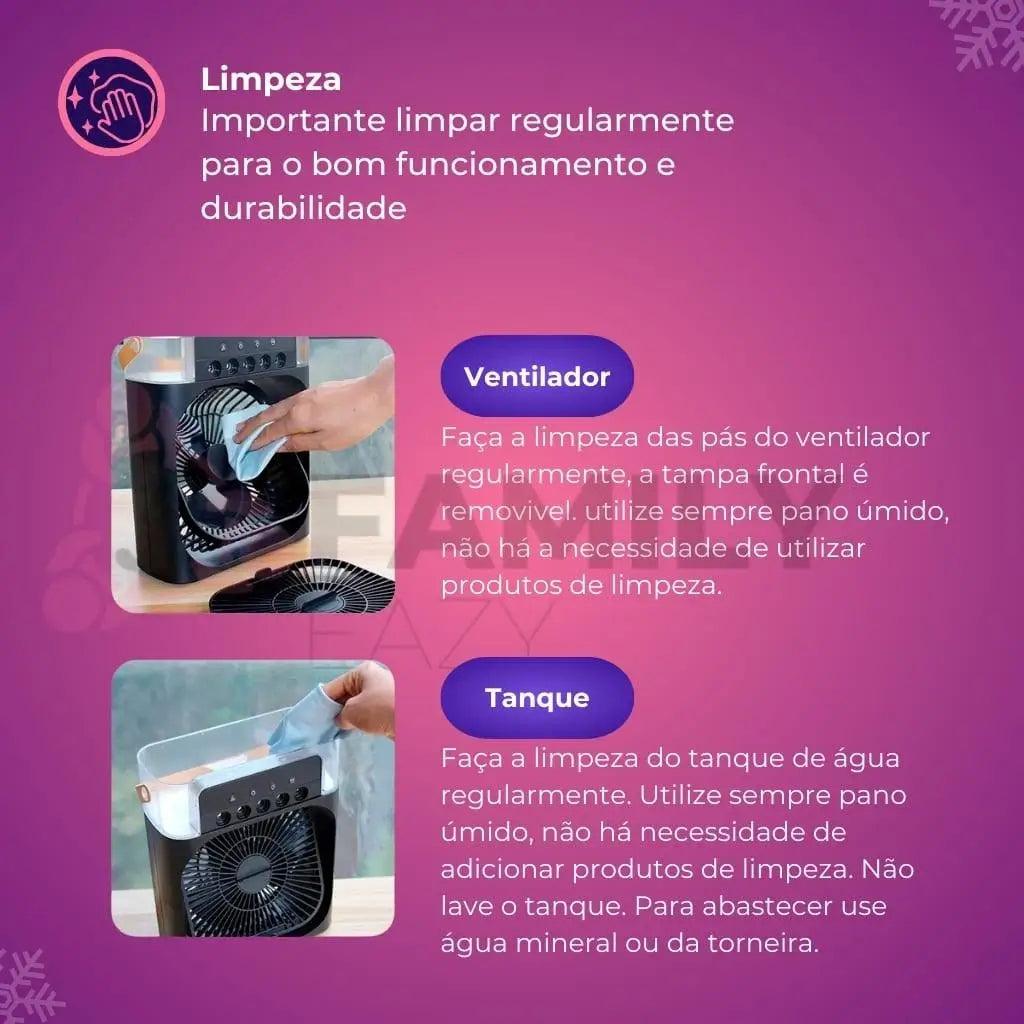 Mini Ar Condicionado Portátil USB™