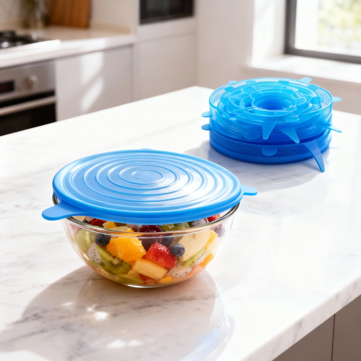 Kit Tampas De Silicone Universal